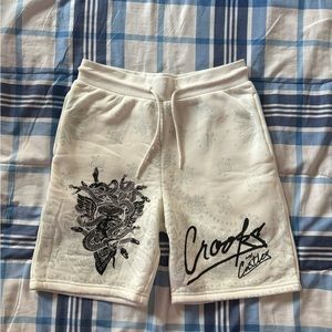 Crooks&castles White Shorts SizeS